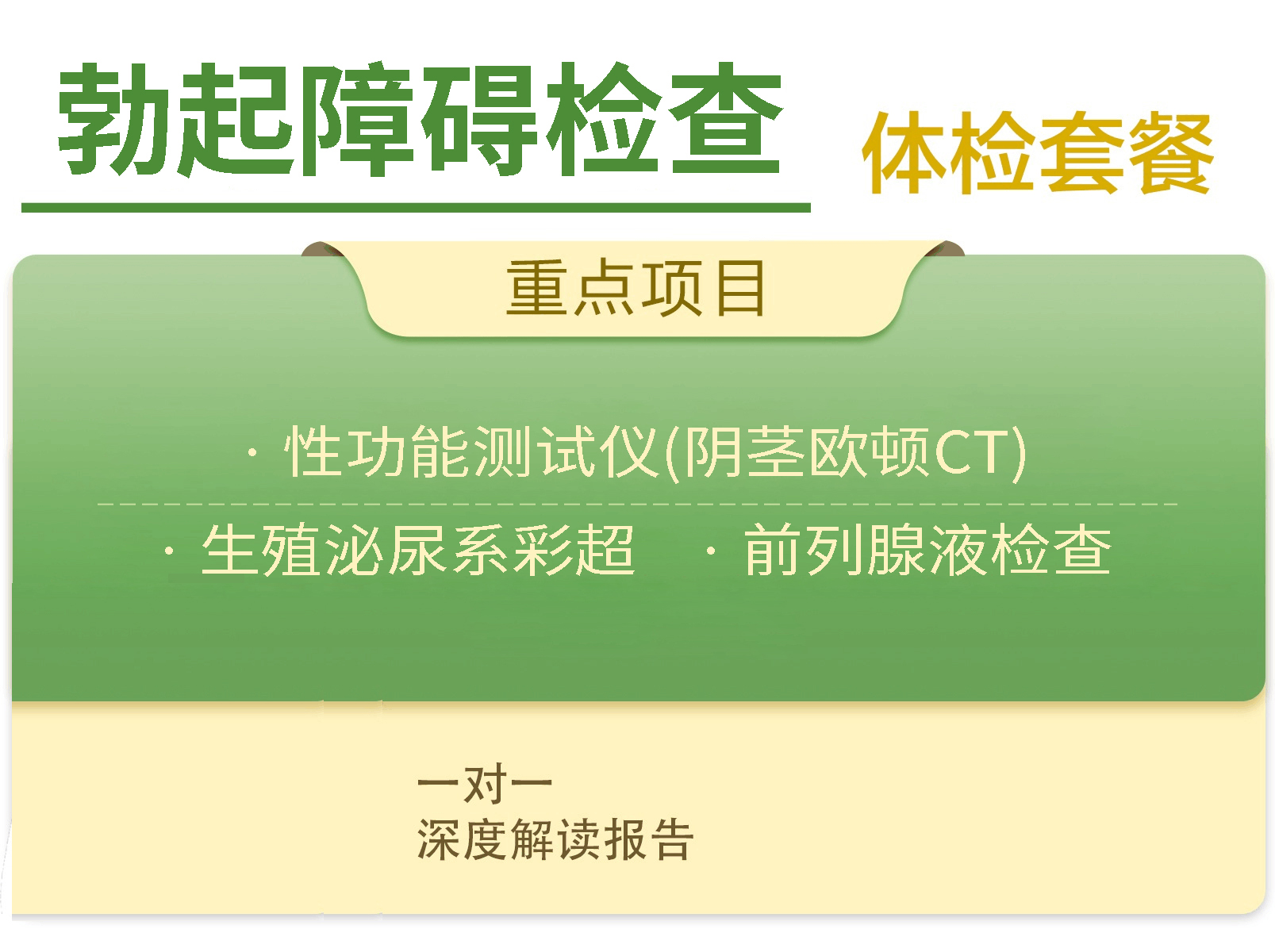 【专项检查】阳痿检查
